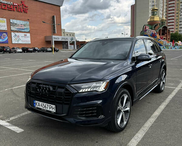 Синий Ауди Ку 7, объемом двигателя 3 л и пробегом 25 тыс. км за 67500 $, фото 1 на Automoto.ua