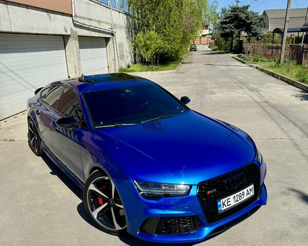 Синий Ауди РС7, объемом двигателя 3.99 л и пробегом 65 тыс. км за 58000 $, фото 1 на Automoto.ua
