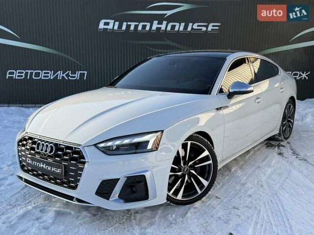Білий Ауді S5, об'ємом двигуна 3 л та пробігом 46 тис. км за 49800 $, фото 1 на Automoto.ua