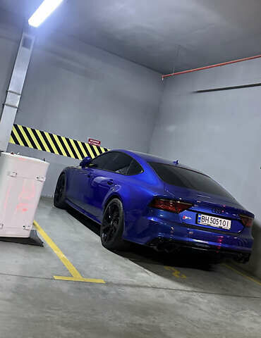 Синий Ауди С7 Спортбек, объемом двигателя 4 л и пробегом 76 тыс. км за 44000 $, фото 1 на Automoto.ua