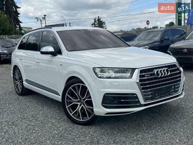 Белый Ауди SQ7, объемом двигателя 3.96 л и пробегом 124 тыс. км за 57900 $, фото 1 на Automoto.ua