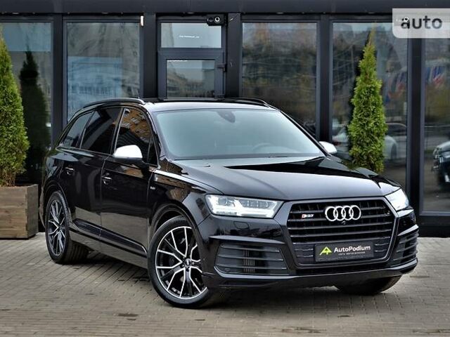 Чорний Ауді SQ7, об'ємом двигуна 4 л та пробігом 71 тис. км за 81499 $, фото 1 на Automoto.ua