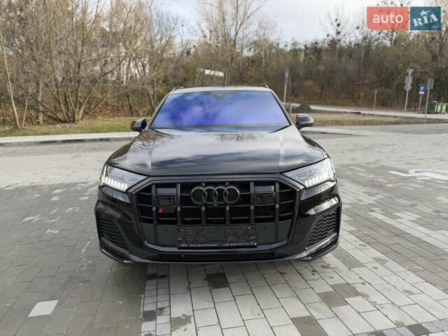 Черный Ауди SQ7, объемом двигателя 4 л и пробегом 61 тыс. км за 73500 $, фото 1 на Automoto.ua