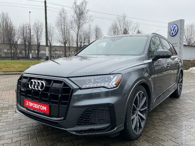 Серый Ауди SQ7, объемом двигателя 4 л и пробегом 18 тыс. км за 98000 $, фото 1 на Automoto.ua