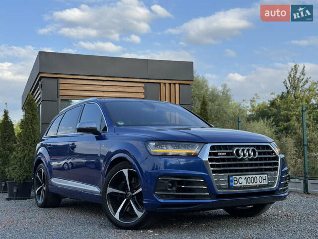 Синій Ауді SQ7, об'ємом двигуна 3.96 л та пробігом 190 тис. км за 54990 $, фото 1 на Automoto.ua