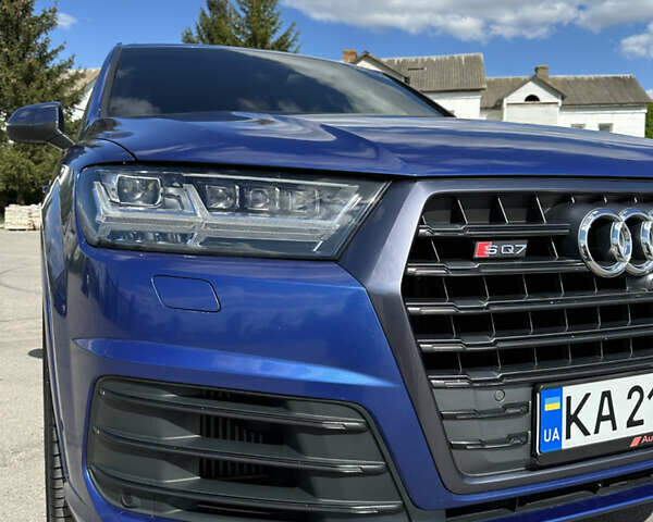 Синій Ауді SQ7, об'ємом двигуна 3.96 л та пробігом 162 тис. км за 59999 $, фото 1 на Automoto.ua