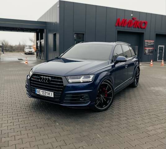 Синій Ауді SQ7, об'ємом двигуна 3.96 л та пробігом 160 тис. км за 49445 $, фото 1 на Automoto.ua