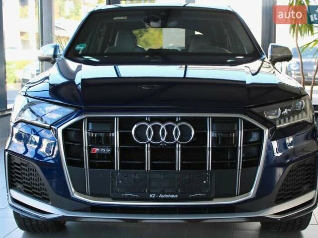 Синій Ауді SQ7, об'ємом двигуна 3.96 л та пробігом 117 тис. км за 82500 $, фото 1 на Automoto.ua