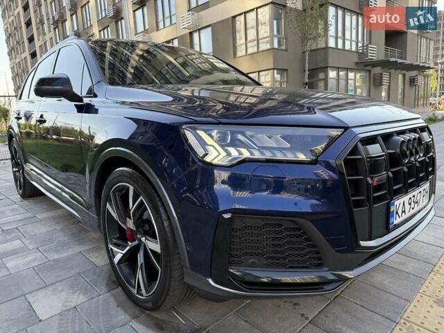 Синій Ауді SQ7, об'ємом двигуна 3.96 л та пробігом 171 тис. км за 75200 $, фото 1 на Automoto.ua