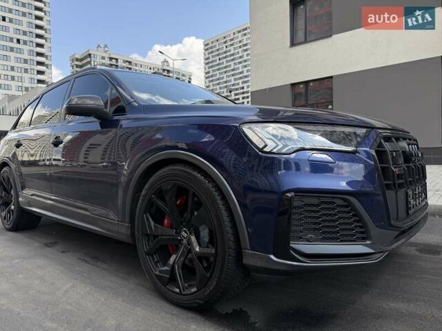 Синий Ауди SQ7, объемом двигателя 3.96 л и пробегом 171 тыс. км за 75222 $, фото 1 на Automoto.ua