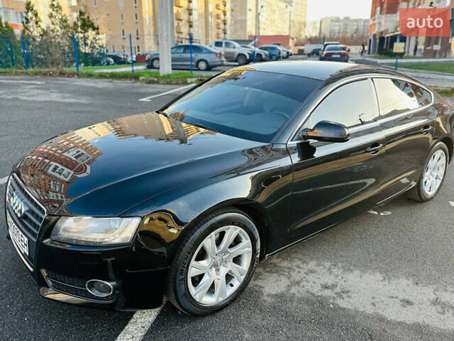 Черный Ауди A5 Sportback, объемом двигателя 1.8 л и пробегом 107 тыс. км за 12999 $, фото 1 на Automoto.ua
