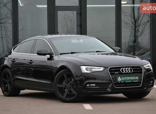 Черный Ауди A5 Sportback, объемом двигателя 2 л и пробегом 171 тыс. км за 14500 $, фото 1 на Automoto.ua