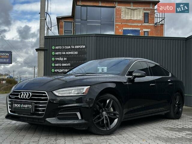 Черный Ауди A5 Sportback, объемом двигателя 2 л и пробегом 62 тыс. км за 23499 $, фото 1 на Automoto.ua