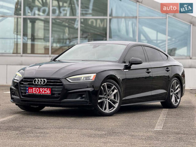 Черный Ауди A5 Sportback, объемом двигателя 2 л и пробегом 196 тыс. км за 27000 $, фото 1 на Automoto.ua