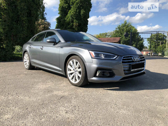 Серый Ауди A5 Sportback, объемом двигателя 2 л и пробегом 54 тыс. км за 29800 $, фото 1 на Automoto.ua