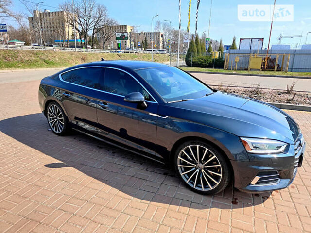 Синий Ауди A5 Sportback, объемом двигателя 1.98 л и пробегом 81 тыс. км за 24800 $, фото 1 на Automoto.ua