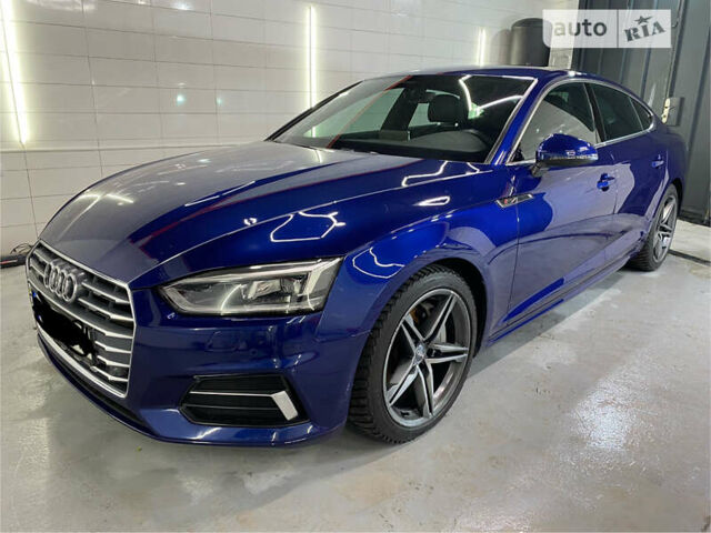 Синий Ауди A5 Sportback, объемом двигателя 2 л и пробегом 119 тыс. км за 26000 $, фото 1 на Automoto.ua