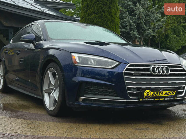 Синий Ауди A5 Sportback, объемом двигателя 2 л и пробегом 84 тыс. км за 31999 $, фото 1 на Automoto.ua