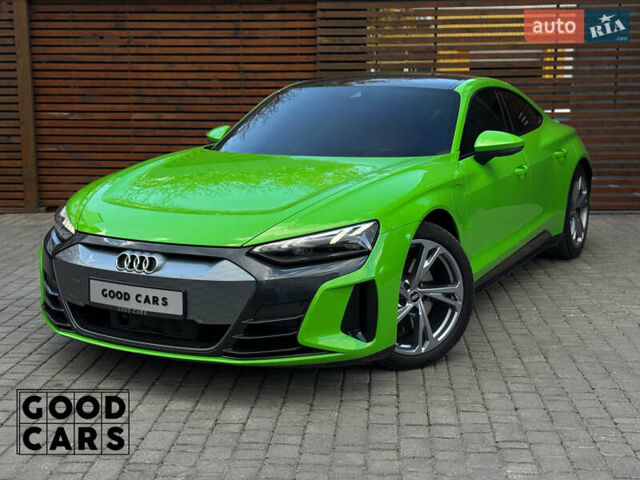 Зеленый Ауди e-tron GT, объемом двигателя 0 л и пробегом 58 тыс. км за 57000 $, фото 1 на Automoto.ua