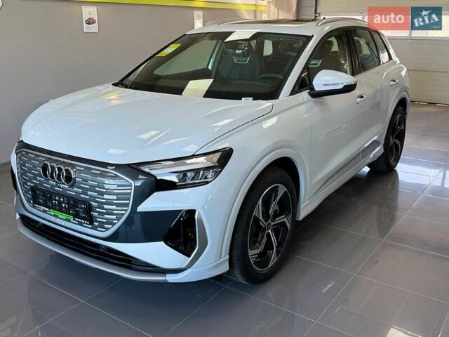 Белый Ауди Q4 e-tron, объемом двигателя 0 л и пробегом 1 тыс. км за 32799 $, фото 1 на Automoto.ua