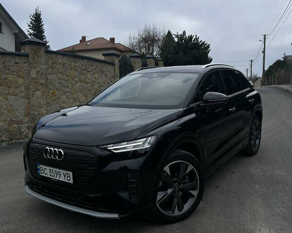 Черный Ауди Q4 e-tron, объемом двигателя 0 л и пробегом 25 тыс. км за 30100 $, фото 1 на Automoto.ua