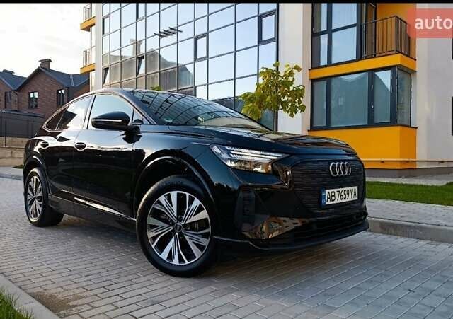 Ауді Q4 e-tron 2022 у Вінниці на Automoto.ua Чорний Ауді Q4 e-tron, об'ємом двигуна 0 л та пробігом 20 тис. км за 27500 $, фото 1 на Automoto.ua
