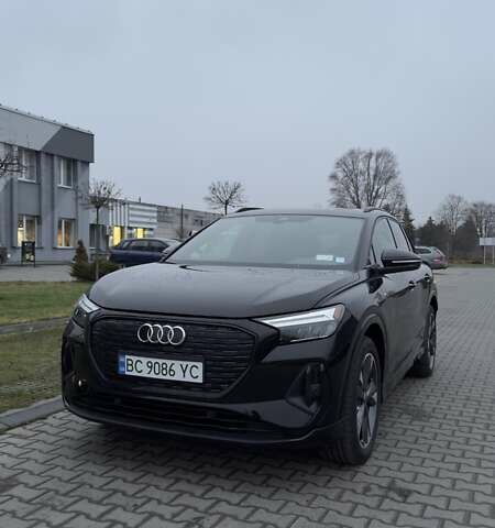 Черный Ауди Q4 e-tron, объемом двигателя 0 л и пробегом 3 тыс. км за 34000 $, фото 1 на Automoto.ua