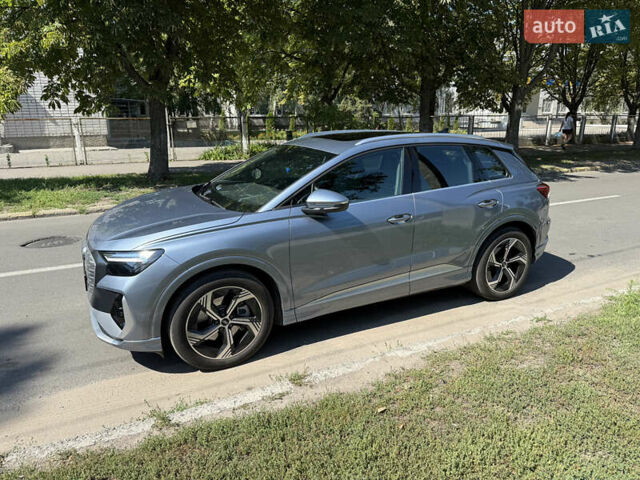 Синий Ауди Q4 e-tron, объемом двигателя 0 л и пробегом 10 тыс. км за 30500 $, фото 1 на Automoto.ua