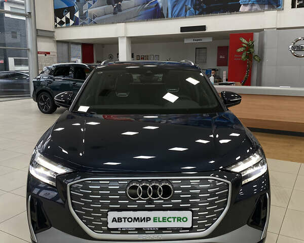 Синій Ауді Q4 e-tron, об'ємом двигуна 0 л та пробігом 1 тис. км за 34300 $, фото 1 на Automoto.ua