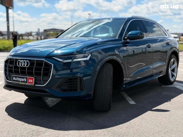 Синий Ауди Q8, объемом двигателя 3 л и пробегом 133 тыс. км за 51990 $, фото 1 на Automoto.ua