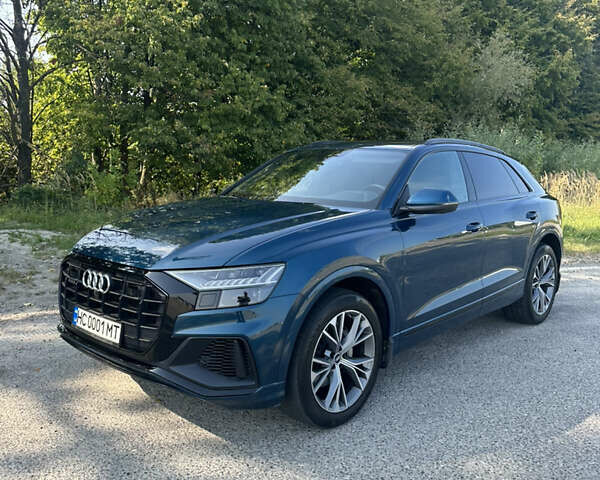 Ауді Q8 2021 у Львові на Automoto.ua Синій Ауді Q8, об'ємом двигуна 3 л та пробігом 28 тис. км за 74000 $, фото 1 на Automoto.ua