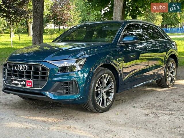 Синий Ауди Q8, объемом двигателя 3 л и пробегом 28 тыс. км за 70290 $, фото 1 на Automoto.ua