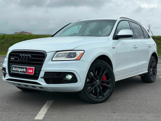Белый Ауди SQ5, объемом двигателя 3 л и пробегом 171 тыс. км за 15990 $, фото 1 на Automoto.ua