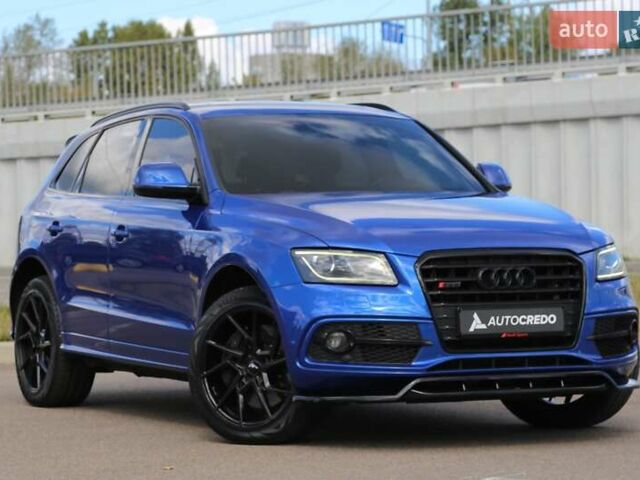 Синий Ауди SQ5, объемом двигателя 3 л и пробегом 156 тыс. км за 25500 $, фото 1 на Automoto.ua