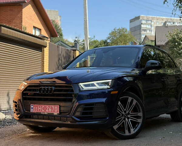 Синий Ауди SQ5, объемом двигателя 3 л и пробегом 126 тыс. км за 31500 $, фото 1 на Automoto.ua