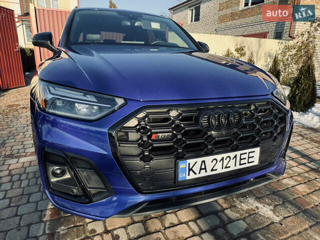 Синий Ауди SQ5, объемом двигателя 3 л и пробегом 49 тыс. км за 38500 $, фото 1 на Automoto.ua