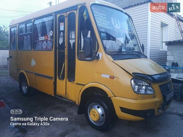 Желтый БАЗ 22154, объемом двигателя 2.46 л и пробегом 150 тыс. км за 2600 $, фото 1 на Automoto.ua