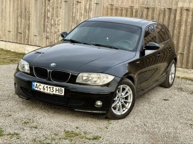 Черный БМВ 1 Серия, объемом двигателя 2 л и пробегом 257 тыс. км за 6500 $, фото 1 на Automoto.ua