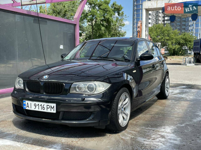Черный БМВ 1 Серия, объемом двигателя 1.6 л и пробегом 344 тыс. км за 6350 $, фото 1 на Automoto.ua