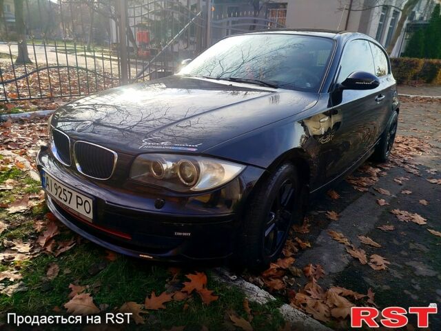 Черный БМВ 1 Серия, объемом двигателя 2 л и пробегом 226 тыс. км за 5500 $, фото 1 на Automoto.ua