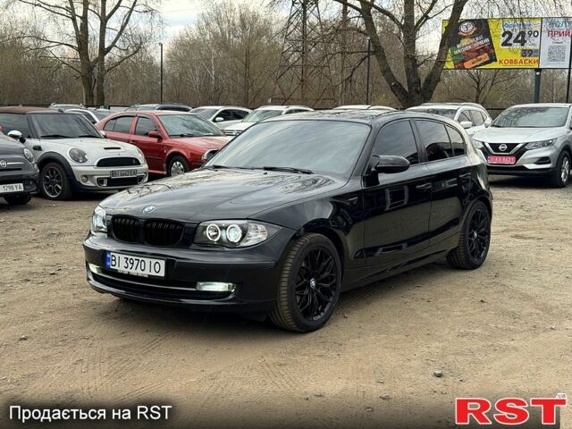 Черный БМВ 1 Серия, объемом двигателя 1.6 л и пробегом 217 тыс. км за 7500 $, фото 1 на Automoto.ua