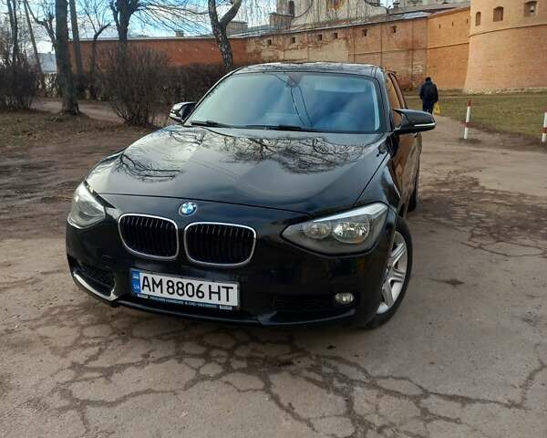 Черный БМВ 1 Серия, объемом двигателя 2 л и пробегом 232 тыс. км за 9800 $, фото 1 на Automoto.ua