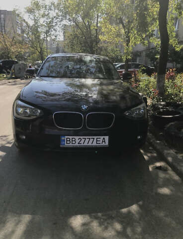 Черный БМВ 1 Серия, объемом двигателя 2 л и пробегом 188 тыс. км за 13500 $, фото 1 на Automoto.ua