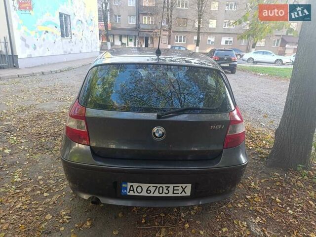 Сірий БМВ 1 Серія, об'ємом двигуна 2 л та пробігом 257 тис. км за 5000 $, фото 1 на Automoto.ua