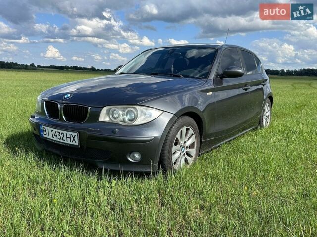 Серый БМВ 1 Серия, объемом двигателя 2 л и пробегом 180 тыс. км за 6300 $, фото 1 на Automoto.ua