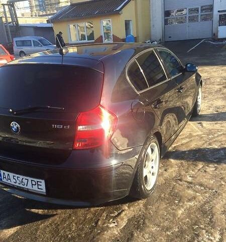 Чорний БМВ 118, об'ємом двигуна 2 л та пробігом 76 тис. км за 15500 $, фото 1 на Automoto.ua