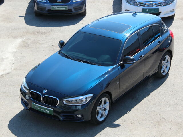 Синий БМВ 118, объемом двигателя 2 л и пробегом 77 тыс. км за 16500 $, фото 1 на Automoto.ua