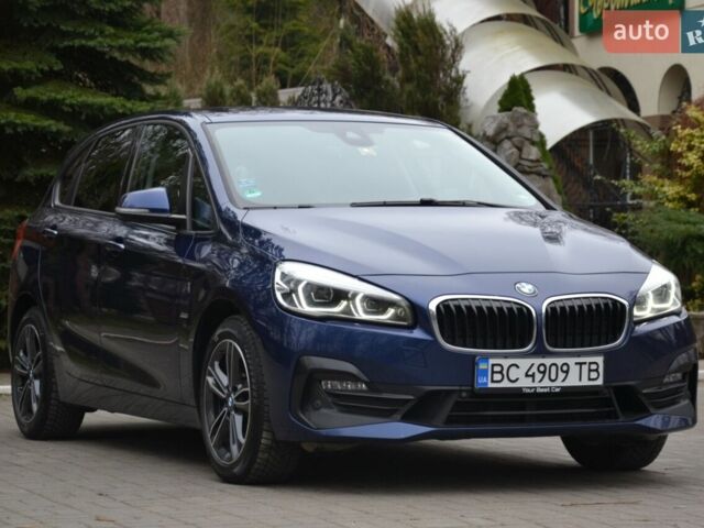 Синий БМВ 2 Series Active Tourer, объемом двигателя 2 л и пробегом 178 тыс. км за 21000 $, фото 1 на Automoto.ua