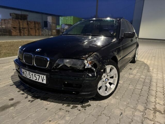 Черный БМВ 3 Серия, объемом двигателя 2.5 л и пробегом 300 тыс. км за 1300 $, фото 1 на Automoto.ua