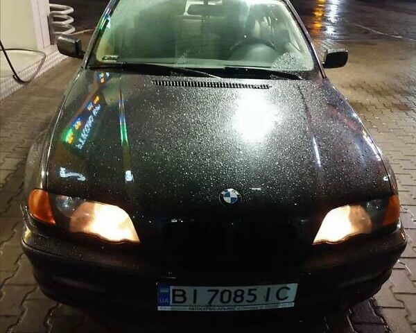 Черный БМВ 3 Серия, объемом двигателя 2.5 л и пробегом 299 тыс. км за 5000 $, фото 1 на Automoto.ua